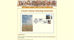 Desktop Screenshot of lincolnstampclub.org