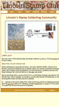 Mobile Screenshot of lincolnstampclub.org
