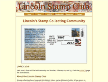 Tablet Screenshot of lincolnstampclub.org